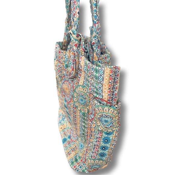 Marc By Marc Jacobs Standard Supply Workwear Multicolor Floral Quilted Tote Bag - Picture 3 of 5